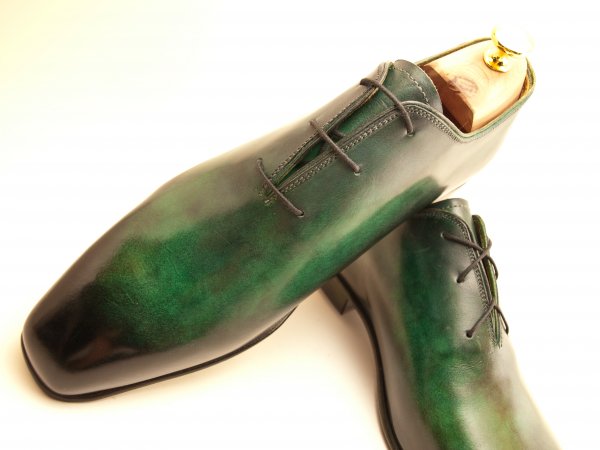 scarpe uomo eleganti verdi